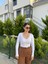 V Yaka Uzun Kollu Crop Top Bluz 3