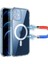 Apple iphone 11 Pro Max Kılıf Magsafe Özellikli Silikon Şeffaf Arka Korumalı Kapak Tpu 4
