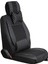 renault Latitude Lüks Deri Oto Koltuk Kılıfı Ön/arka Set Siyah/beyaz 1