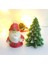 Çam Ağacı ve Noel Baba Yılbaşı Mumu 3