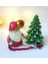 Çam Ağacı ve Noel Baba Yılbaşı Mumu 4