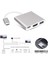 3'in 1 Type-C To HDMI 4K USB 3.0 Dönüştürücü Adaptör Macbook, Pro 2015 2016 2017 Samsung S8 S9 S10 3