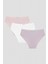 Çok Renkli Girls Floral 3lü Paket Slip Külot 1
