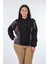 Oversize Kapüşonlu Kadın Sweatshirt - Deri Detaylı Günlük 4