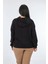 Oversize Kapüşonlu Kadın Sweatshirt - Deri Detaylı Günlük 5