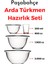 4 Parça Arda Türkmen Hazırlık Seti 3 Boy Hazırlık Kase + 1 Ölçü Bardağı 1