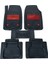 Ford Focus 2005 - 2010 3D Negro Ica Kırmızı Oto Paspas 1