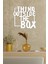 "think Outside The Box" Duvar Dekoru - Süsü, Ahşap Dekoratif Tablo 1