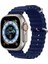 Zemur Aksesuar Zemuaraks Apple Watch 44MM Zore Krd-75 Silikon Kordon Metal Toka Şık 1