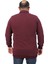 Büyük Beden Polo Yaka Sweat Impact Mc 22717-BORDO 3