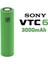 Vtc6 Pil (2 Adet) & Batarya - Şarj Edilebilir (Şarjlı Pil) - 3000MAH Us 18650 Li-Ion Batarya + Pil Kutusu Hediyeli 2