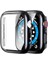 Apple Watch Seri 7 8 9 41mm ile Uyumlu Ekran Kasa Koruyucu Kapak Kılıf 360 Tam Koruma 1