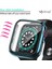 Apple Watch Seri 7 8 9 41mm ile Uyumlu Ekran Kasa Koruyucu Kapak Kılıf 360 Tam Koruma 4