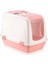 Kedi Tuvaleti- Büyük Kapalı Kedi Tuvaleti PEMBE-3217 1