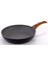 28 Cm Ahşap Desenli Bakalit Kulplu Vogue Granit Tava Grnt 1036 2