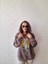 Kahverengi Şardonlu Kapüşonlu Oversize Sweatshirt 4
