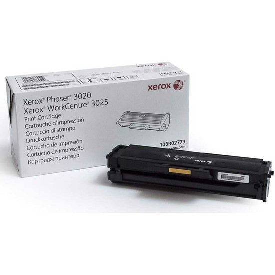 Xerox 106R02773 Siyah Orijinal Toner Kartuşu 1500 Sayfa phaser 3020 WORKCENTRE 3025