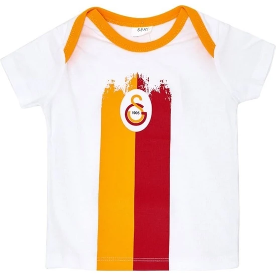 Galatasaray Lisanslı  Armalı Bebek T-Shirt