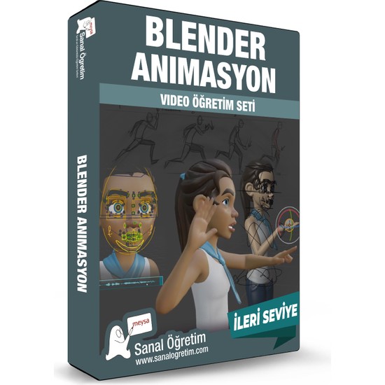 Sanal Öğretim Blender Animasyon Video Ders Eğitim Seti Kitabı