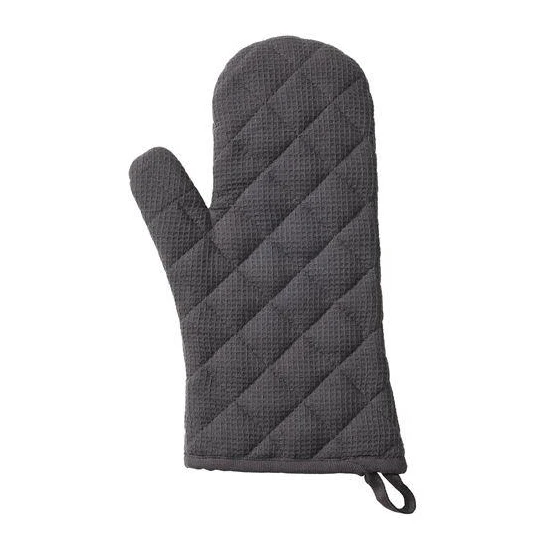 IKEA Fırın Eldiveni Siyah 33 cm Meridyendukkan Keçeli Polyester Sağ-Sol El Uyumlu Eldiven Tekli