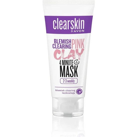 Avon Clearskin Blemish Clearing Leke Karşıtı Pembe Kil Yüz Maskesi 75 Ml.