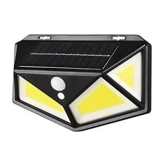 Paoss Cob LED Ampul Aplik Solar LED Tek Sensörlü 100 LED Bahçe Aydınlatma