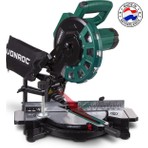 VONROC 1700W Lazerli Radyal Gönye Testere 216mm Metal Kesme Kapasitesi ile Hassas Kesim 40 Diş