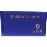 3Alp Koleksiyon Lion Kağıt Para Cep Albümü - 20 Sayfa -Mavi