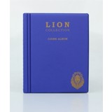 3Alp Koleksiyon Lion Madeni Para Cep Albümü 10 Sayfa - 120 Cepli - Mavi