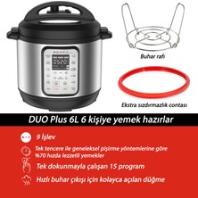 Instant Pot Duo Plus 9'u 1 Arada 5.7 Litre  Basınçlı Pişirici