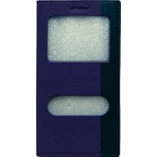 Smart Tech Samsung Galaxy C5 Pencereli Kapaklı Magnum Kılıf