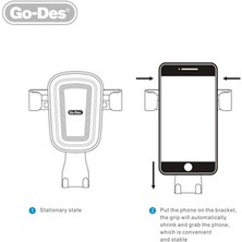 Go-Des GD-HD629 Araç Telefon Tutucu