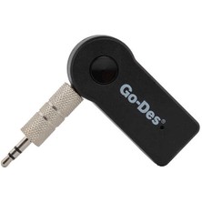 Go-Des GD-BT102 Bluetooth Reciever Mikrofonlu Tak & Çalıştır 3.5 mm Kablosuz Ses Alıcısı