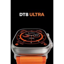 Torima Dt8 Ultra 2.0 Inç Nfc Özellikli Bt Çağrı Destekli Akıllı Saat Turuncu