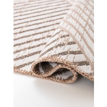 Saraz Halı Bohem Serisi Kilim Bej Çift Taraflı Dokuma Pamuklu Kilim Bhm1q