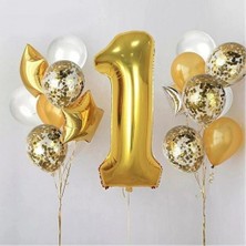 1 Yaş Balon Doğum Günü Süsleme Seti