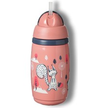 Tommee Tippee Isı Yalıtımlı Pipetli Bardak 260 ml - Pembe