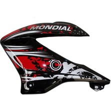 Motosvn Mondıal X-Treme Max Depo Sol Yan Kapak Siyah