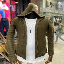 Ayakuydur Erkek Haki Hırka