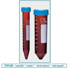 Isolab 078.12.008 Tüp Santrfüjamberp.pvidalı Kapaklı 50 ml  Dna/rna Free  Steril 50 Adet