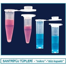 Isolab 078.03.022 Tüp  Santrfüj  Mikro  Düz Kapaklı  1.5 ml  Steril 500 Adet