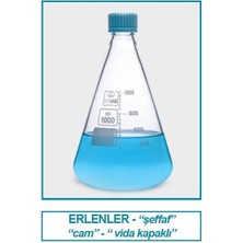 Isolab 027.03.500 Erlen  Cam  Vida Kapaklı  500 ml 1 Adet