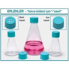 Isolab 027.17.250 Erlen  Petg  250 ml  Düz Kapaklı  12 Adet