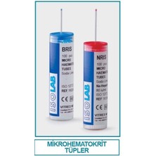 Isolab 088.02.001 Mikrohematokrit Tüp  Heparinli 10 Vials