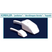 Isolab 037.36.050W Kürek  P.s  Dibi Düz  Kapaklı  50 ml  Steril  Beyaz  1 Adet