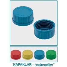 Isolab 051.09.45R Vidalı Kapak  Gl 45  Kırmızı 10 Adet