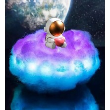 Hediye Biziz Bulut Üzerindeki Dekoratif Astronot Işık