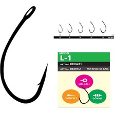 Hayabusa L1 Sazan Iğnesi Dövme Teflon Black 10'lu Paket 6