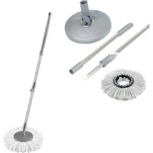 abnturk Hediyeli Dönerli Mop Kovası Için Komple Yedek Microfiber Paspas Seti, Toplam Hediyesi= 2 Adet Paspas