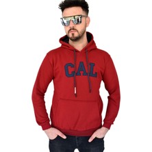 Baglan Erkek Bordo Kapüşonlu Sweatshirt Cal BGL-ST02361